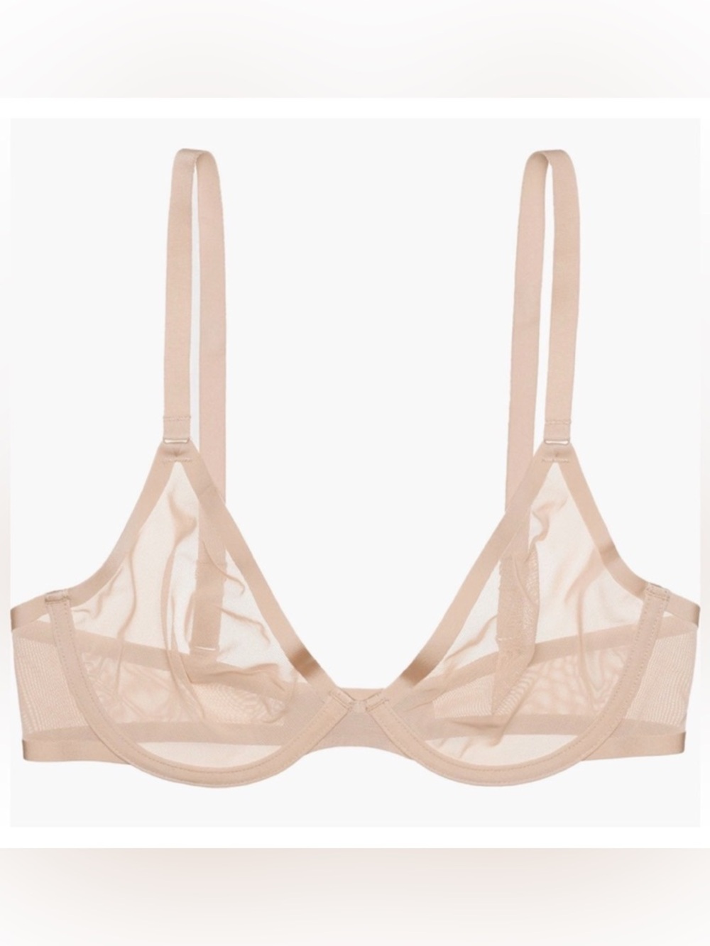CUUP The Plunge Mesh Sheer Bra 34C